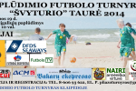 Kvietimas į paplūdimio futbolo turnyra Klaipėdoje