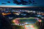 Galimybė nuomotis ir žaisti atnaujintame Kaišiadorių stadione
