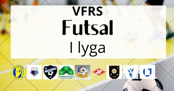 VRFS Futsal I lyga: favoritą išsirinkti bus sunku